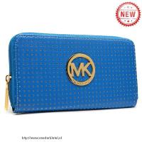 michael kors geperforeerd logo groot blauw portefeuilles Handtas Outlet nev4a485